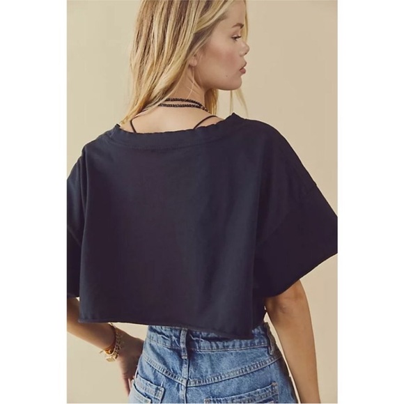 Free People X Vintage Souls Destination Extreme New York Crop Top - Picture 3 of 8